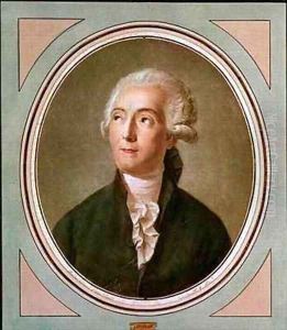 Portrait of Antoine Laurent de Lavoisier 1743-94 French chemist by Jean Francois Garneray