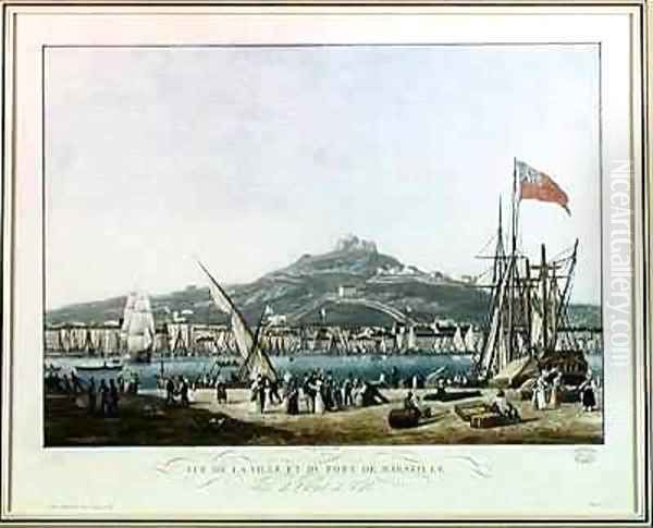View of the Town and Port of Marseille from the Town Hall - view 1
