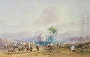Battle of Sidi Brahim in 1845 by Gaspard Gobaut