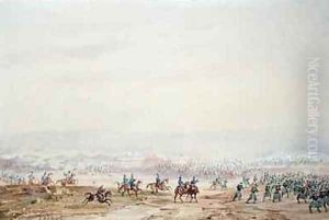 Battle of Isly in 1844 by Gaspard Gobaut