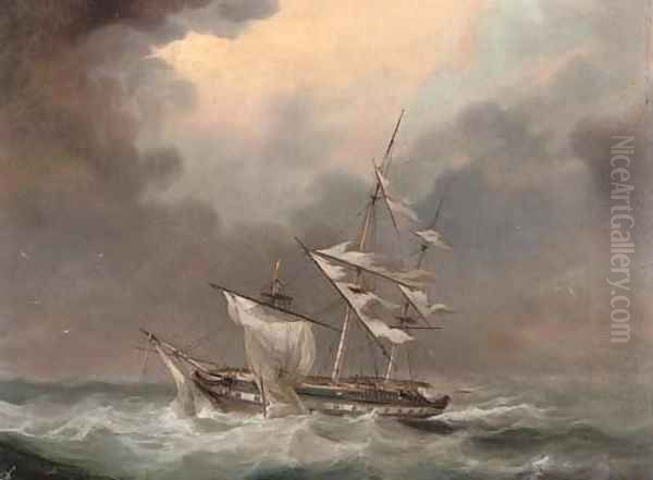 A ship in distress - view 1