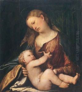 Madonna with Child by di Romana Girolamo