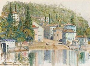 Lake Como by Sigismund Christian Hubert Goetze
