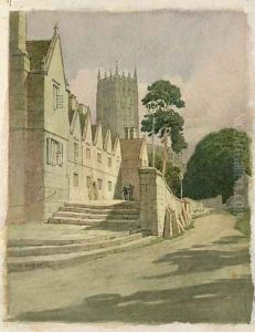 The Almshouses Chipping Campden by Frederick Landseer Maur Griggs