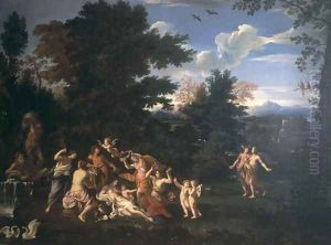 Landscape with Homage to Venus by Giovanni Francesco Grimaldi