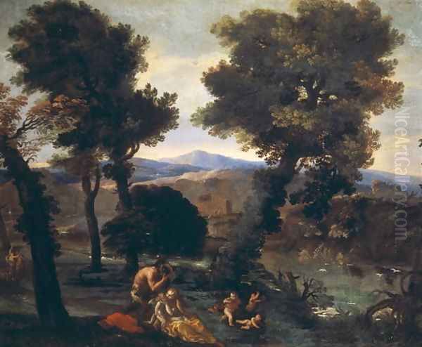 Landscape with Venus Pan and Cupids - view 1