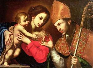 Madonna and Child with St Zenobius