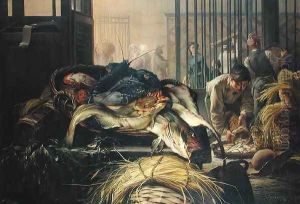 The Fish Market by Dominique Henri Guifard