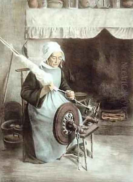 The Old Blind Woman - view 1