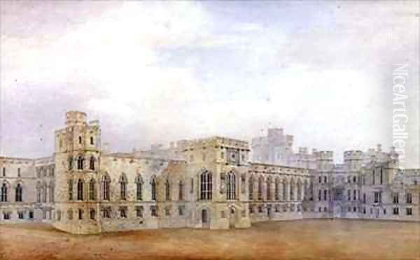Windsor Castle and the North East View of the Upper Ward - view 1
