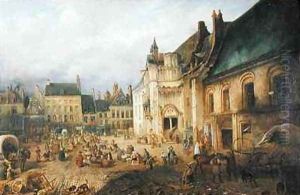 View of the Place de lHotel de Ville Saint Omer