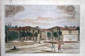 A Covered Orchard from Hesperides by Giovanni Battista Ferrari by Filippo Gagliardi