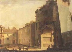 The Arch of Titus Rome by Filippo Gagliardi