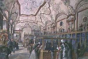 The Marble Hall of the Ambraser Gallery in the Lower Belvedere Vienna