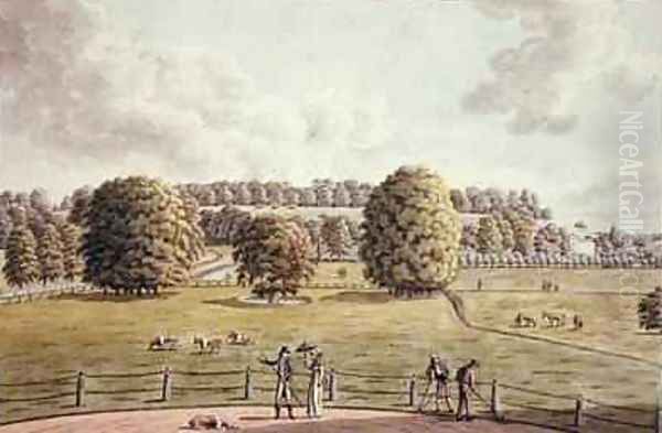 View towards Ware Park from Bengeo Hall - view 1