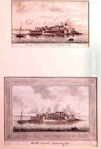 Two Views of Castle Cornet Guernsey by Joshua Gosselin
