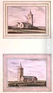 Two Views of St Saviours Guernsey by Joshua Gosselin