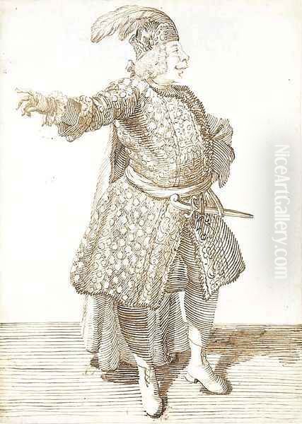 Portrait of the castrato Gaetano Caffarelli - view 1