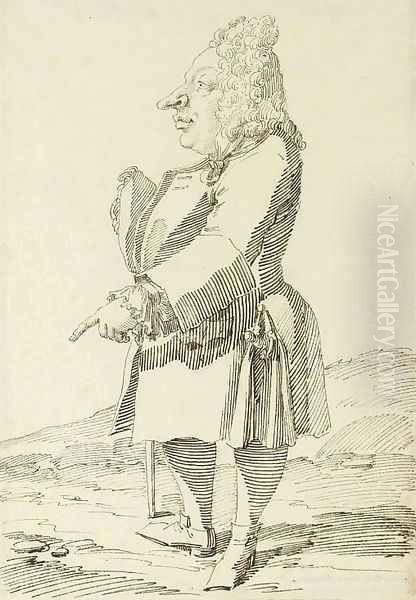 Caricature of Baron Monbira - view 1