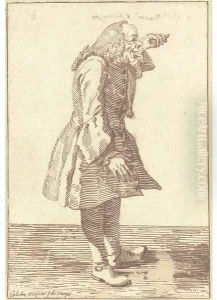 Caricature of Signore Masini by Pier Leone Ghezzi