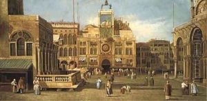 Figures in St. Mark's Square, Venice