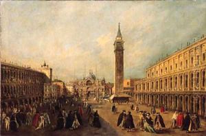 The Basilica di San Marco, Venice by Francesco Guardi