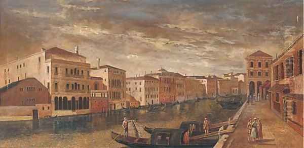View down the Grand Canal, Venice - view 1
