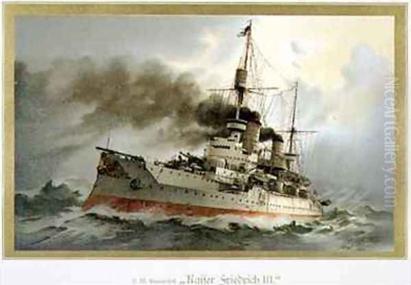 SM Linienschiff Kaiser Friedrich III - view 1