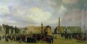 The Ceremony for the Return of Napoleons Ashes in 1840 by Jacques Guiaud
