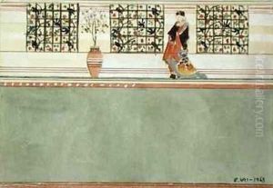 Anglo Japanese Wall Design by Edward William Godwin