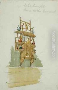 Design for a Monkey Cabinet by Edward William Godwin