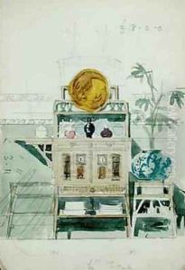 Design for a Sideboard by Edward William Godwin