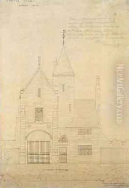 Front Elevation of Castle Ashby - view 1