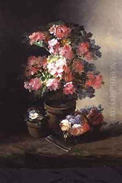 Still Life of Roses in a Pot - view 1