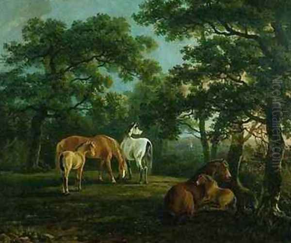 Horses in a Landscape - view 1