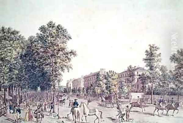 The Grands Boulevards in 1804 - view 1