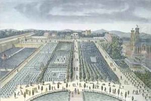 General View of Luxembourg Gardens in Paris by Garbizza, Angelo