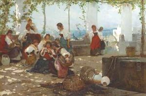Women on a Terrace, Capri
