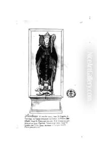 Tomb of Pierre Cauchon 1371-1442 by Francois Roger de Gaignieres