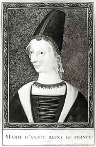 Marie dAnjou 1404-63 Queen of France by Francois Roger de Gaignieres