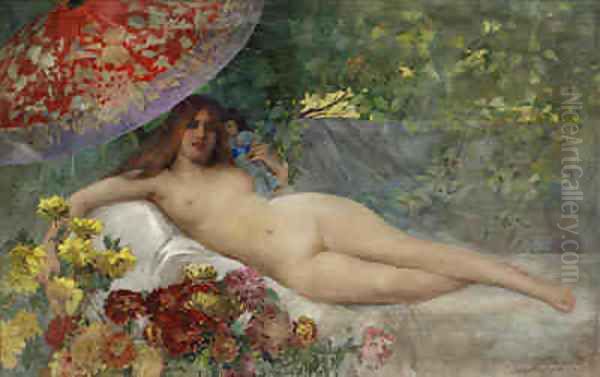 Une Femme au Parasol - view 1