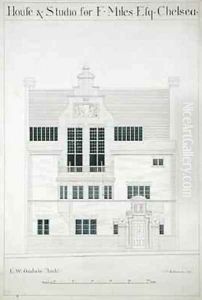 House and Studio for F Miles Esq Chelsea by Edward William Godwin