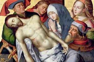 Descent from the Cross by Goes, Hugo van der