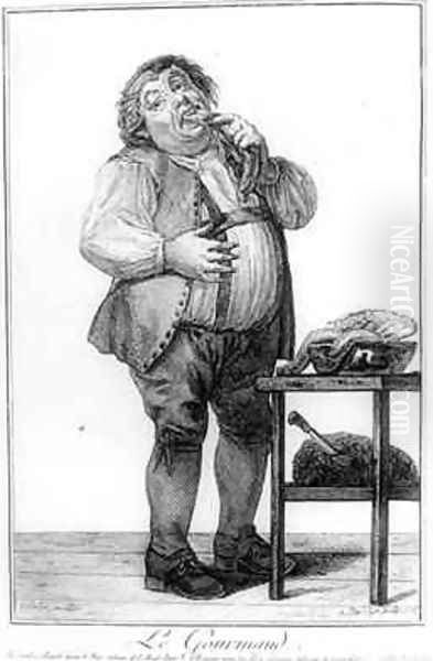 The Glutton from Exercices dImagination de Differens Characteres et Formes Humaines - view 1
