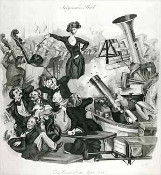A Concert of Hector Berlioz 1803-69 in 1846 - view 1