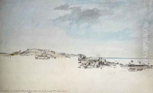 Lisbon from the Convent of St Francis da Citadel by Charles Gore
