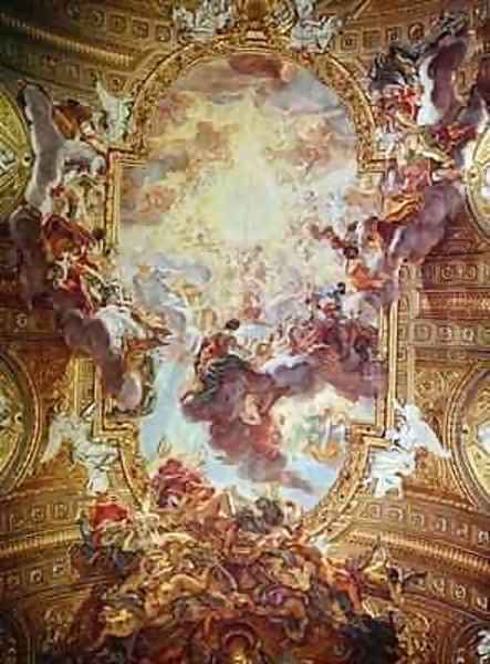 Triumph in the Name of Jesus 2 by Giovanni Battista (Baciccio) Gaulli