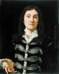 Portrait of a Man by Giovanni Battista (Baciccio) Gaulli