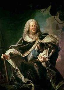 Stanislas Lesczinski 1677-1766 King of Poland by Jean Girardet
