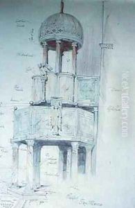Design for the Pulpit at San Marco Venice by Ernest William Gimson